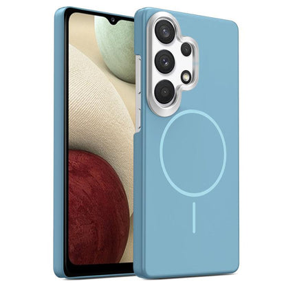 Gold Armor PC Thin Circle MagSafe Shockproof Phone Case