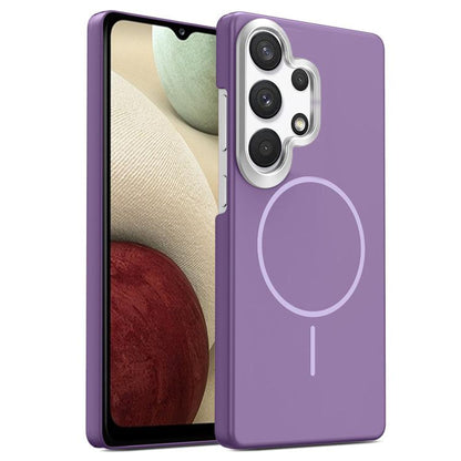 Gold Armor PC Thin Circle MagSafe Shockproof Phone Case