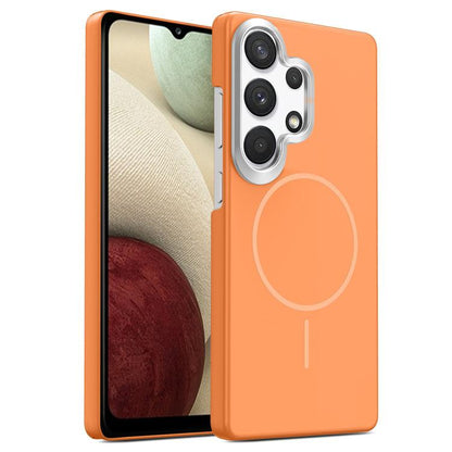 Gold Armor PC Thin Circle MagSafe Shockproof Phone Case