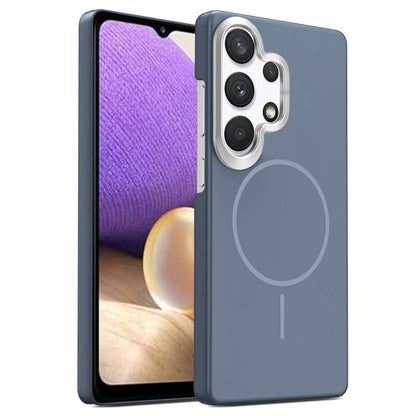 Gold Armor PC Thin Circle MagSafe Shockproof Phone Case