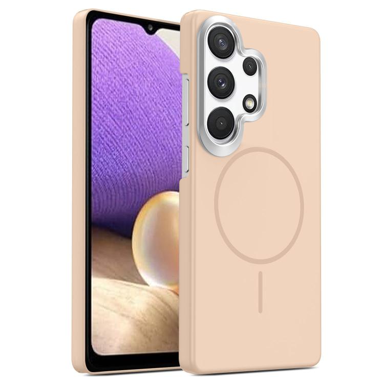 Gold Armor PC Thin Circle MagSafe Shockproof Phone Case