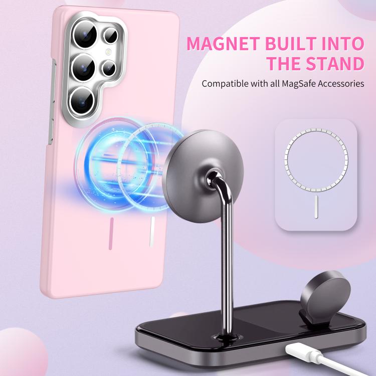 Gold Armor PC Thin Circle MagSafe Shockproof Phone Case