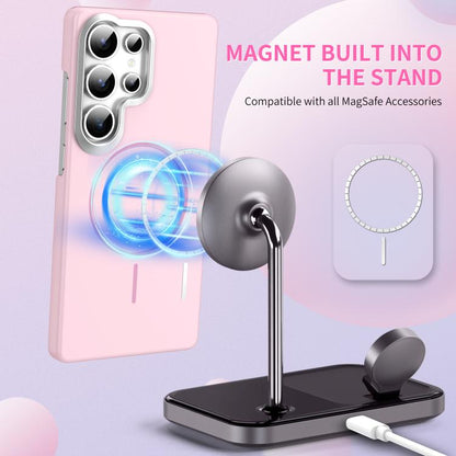 Gold Armor PC Thin Circle MagSafe Shockproof Phone Case