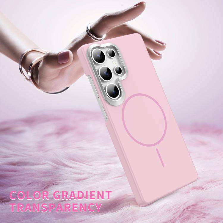 Gold Armor PC Thin Circle MagSafe Shockproof Phone Case