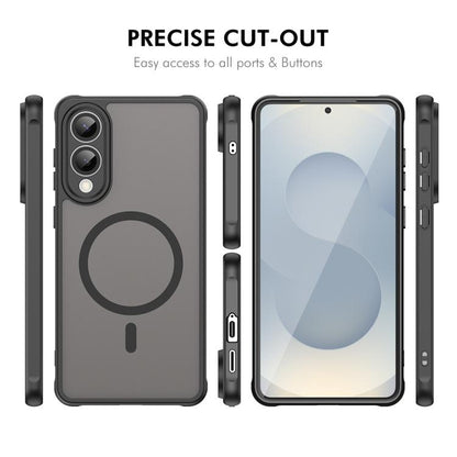 ENKAY Hat-Prince MagSafe Matte Translucent Shockproof Phone Case with 0.18mm High Aluminum-silicon Glass Film