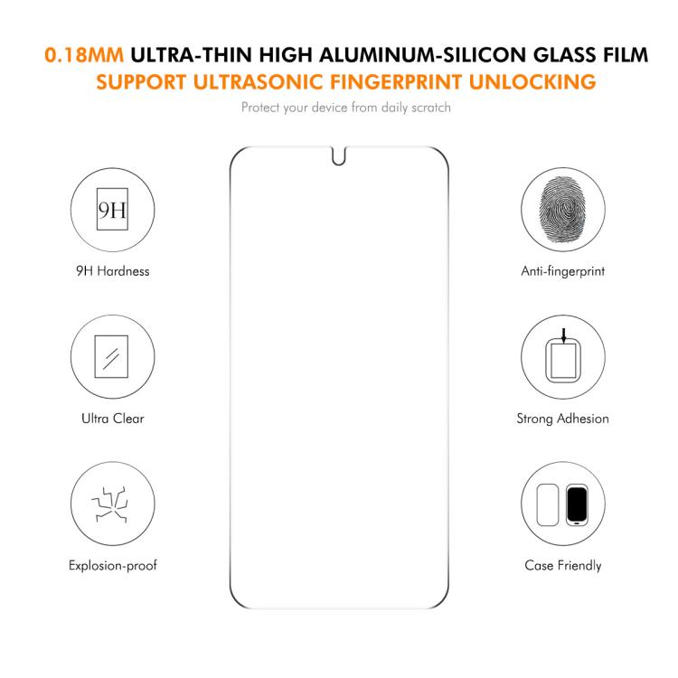 ENKAY Hat-Prince MagSafe Matte Translucent Shockproof Phone Case with 0.18mm High Aluminum-silicon Glass Film