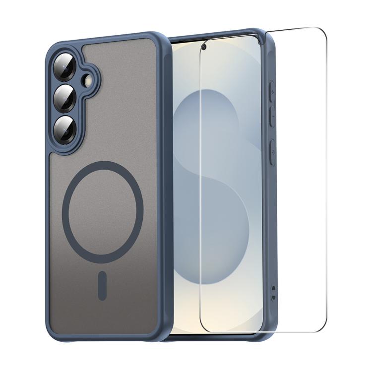 ENKAY Hat-Prince MagSafe Matte Translucent Shockproof Phone Case with 0.18mm High Aluminum-silicon Glass Film