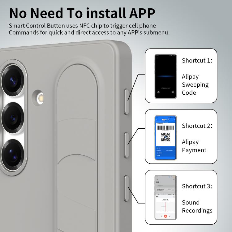 Intelligent Control Button Wristband Phone Case