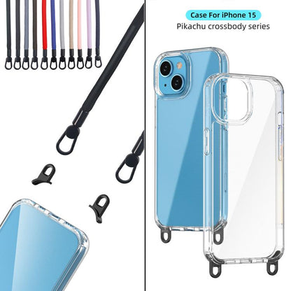 Kalebol Minimalist High Transparency Multi Color Lanyard Hole Phone Case