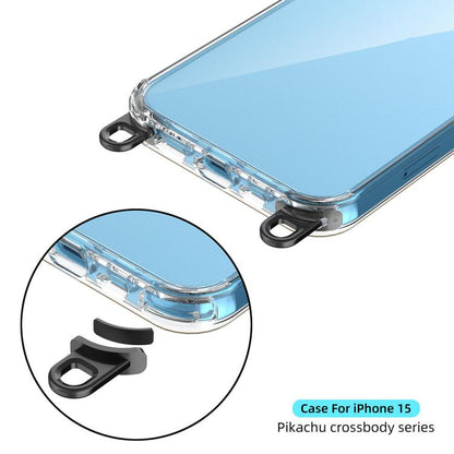 Kalebol Minimalist High Transparency Multi Color Lanyard Hole Phone Case