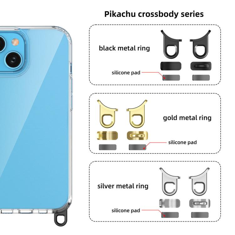 Kalebol Minimalist High Transparency Multi Color Lanyard Hole Phone Case