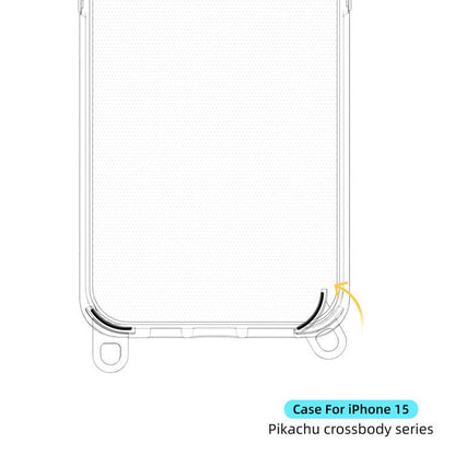 Kalebol Minimalist High Transparency Multi Color Lanyard Hole Phone Case