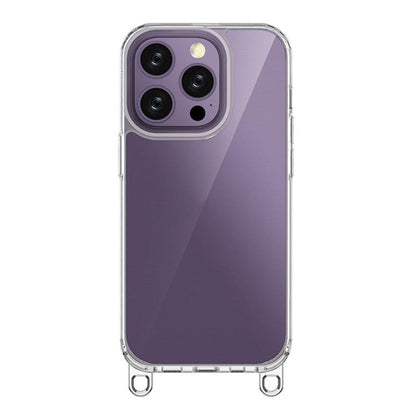 Kalebol Minimalist High Transparency Multi Color Lanyard Hole Phone Case