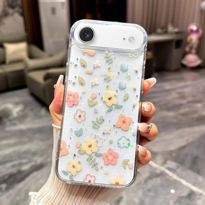 Fresh Small Floral Epoxy TPU Phone Case