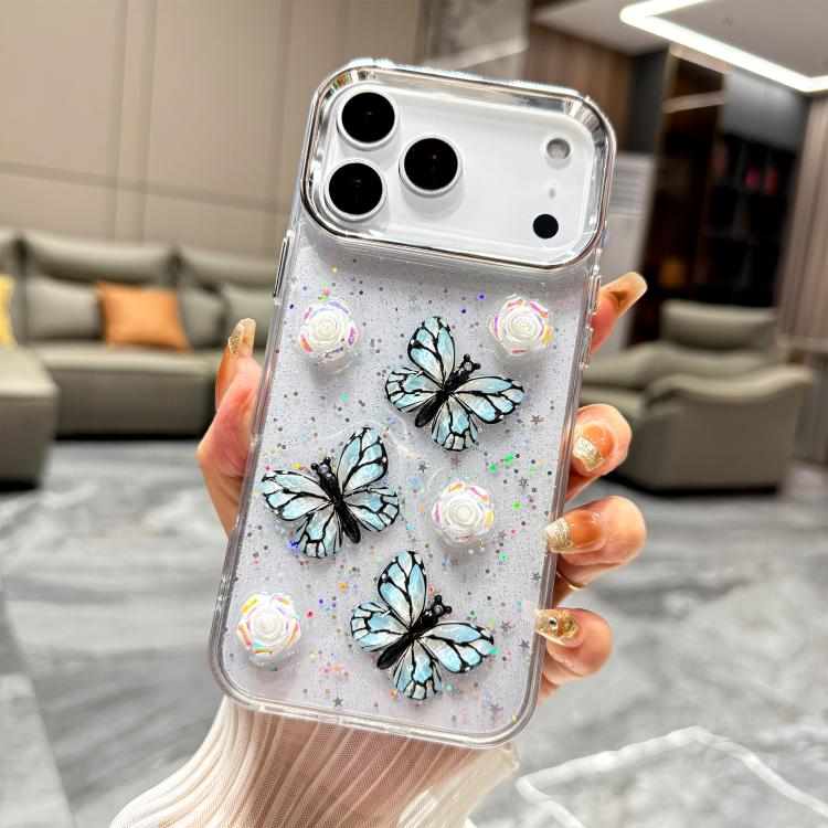 Glitter 3D Butterfly TPU Phone Case