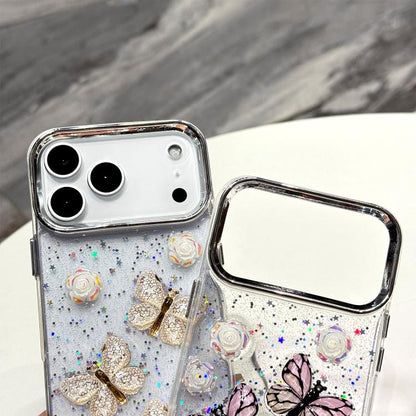Glitter 3D Butterfly TPU Phone Case