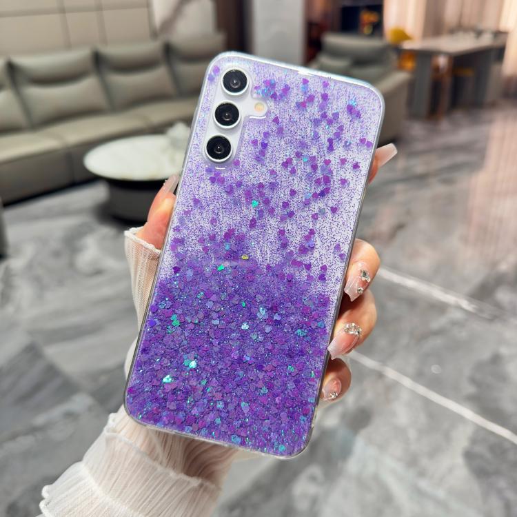 Sequins Glitter Gradient Epoxy TPU Phone Case