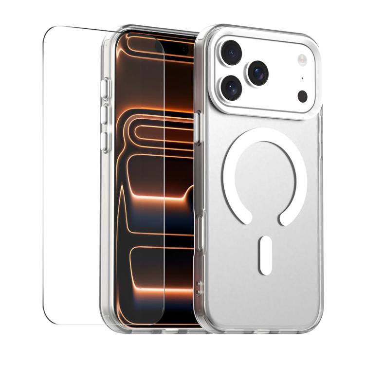 ENKAY Hat-Prince MagSafe Candy Color Phone Case with Thick Adhesive Glass Film