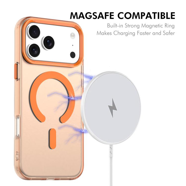 ENKAY Hat-Prince MagSafe Candy Color Phone Case with Thick Adhesive Glass Film