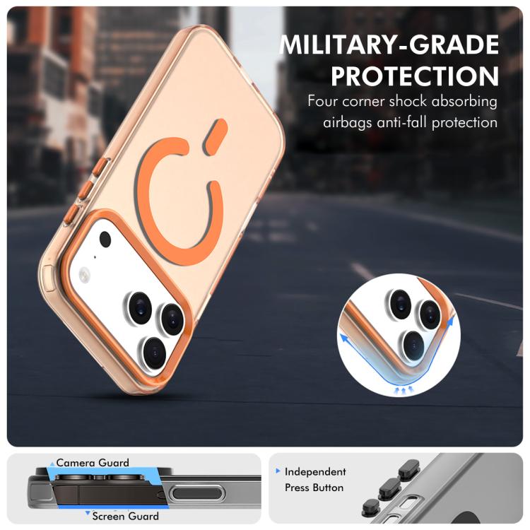 ENKAY Hat-Prince MagSafe Candy Color Phone Case with Thick Adhesive Glass Film