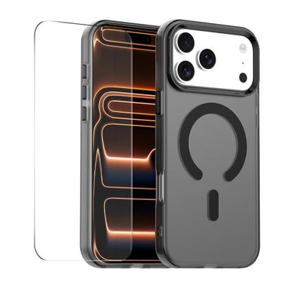 ENKAY Hat-Prince MagSafe Candy Color Phone Case with Thick Adhesive Glass Film