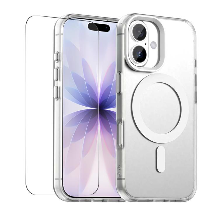 ENKAY Hat-Prince MagSafe Candy Color Phone Case with Thick Adhesive Glass Film