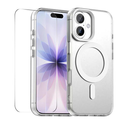 ENKAY Hat-Prince MagSafe Candy Color Phone Case with Thick Adhesive Glass Film