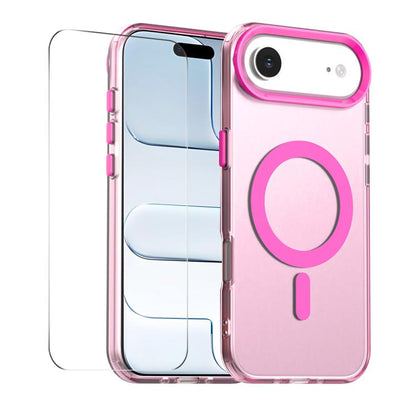 ENKAY Hat-Prince MagSafe Candy Color Phone Case with Thick Adhesive Glass Film