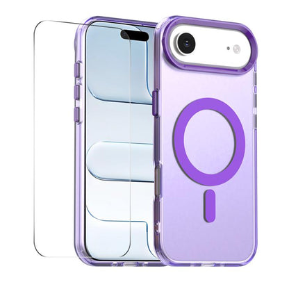 ENKAY Hat-Prince MagSafe Candy Color Phone Case with Thick Adhesive Glass Film